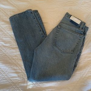 RE/DONE straight leg high rise